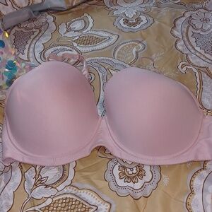 Everyday Light Pink Strapless Bra with Smooth Molded Cups